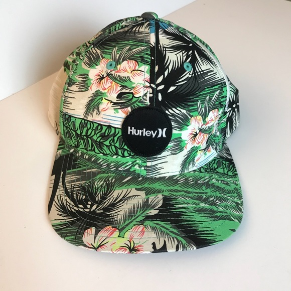 hurley floral hat